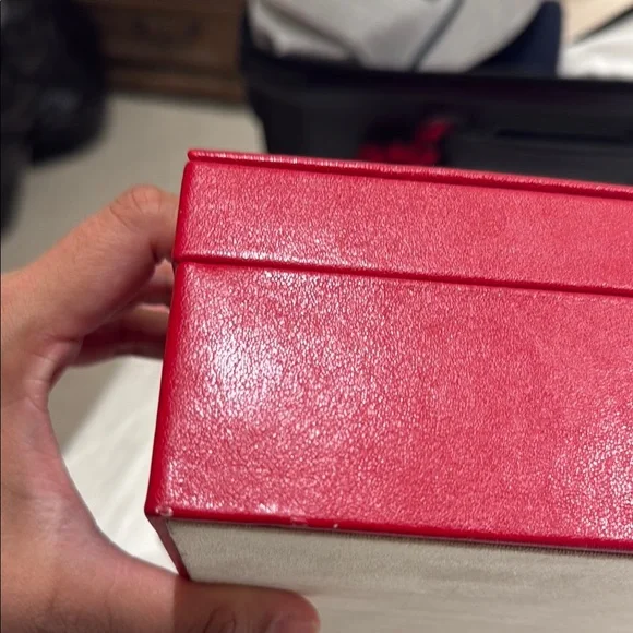 Red Jewelry Organizer Box